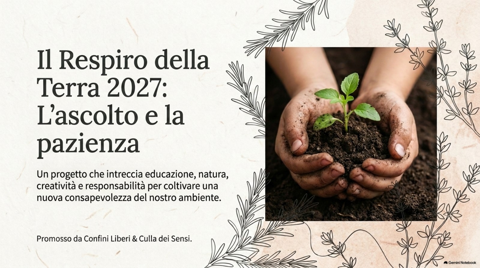 Il Respiro della Terra 2027: l’ascolto e la pazienza